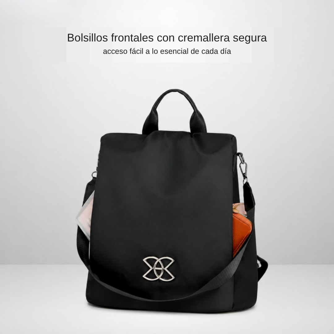 Bolsillos frontales del bolso antirrobo Rosalba