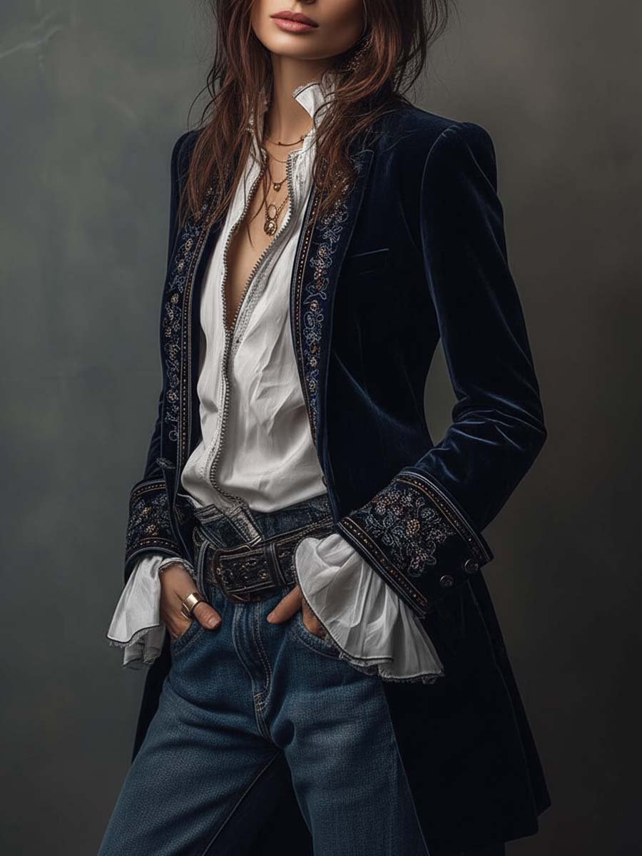 Erica | Chaqueta Vintage Larga