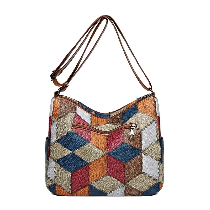 Nella | Bolso Bandolera de Patchwork