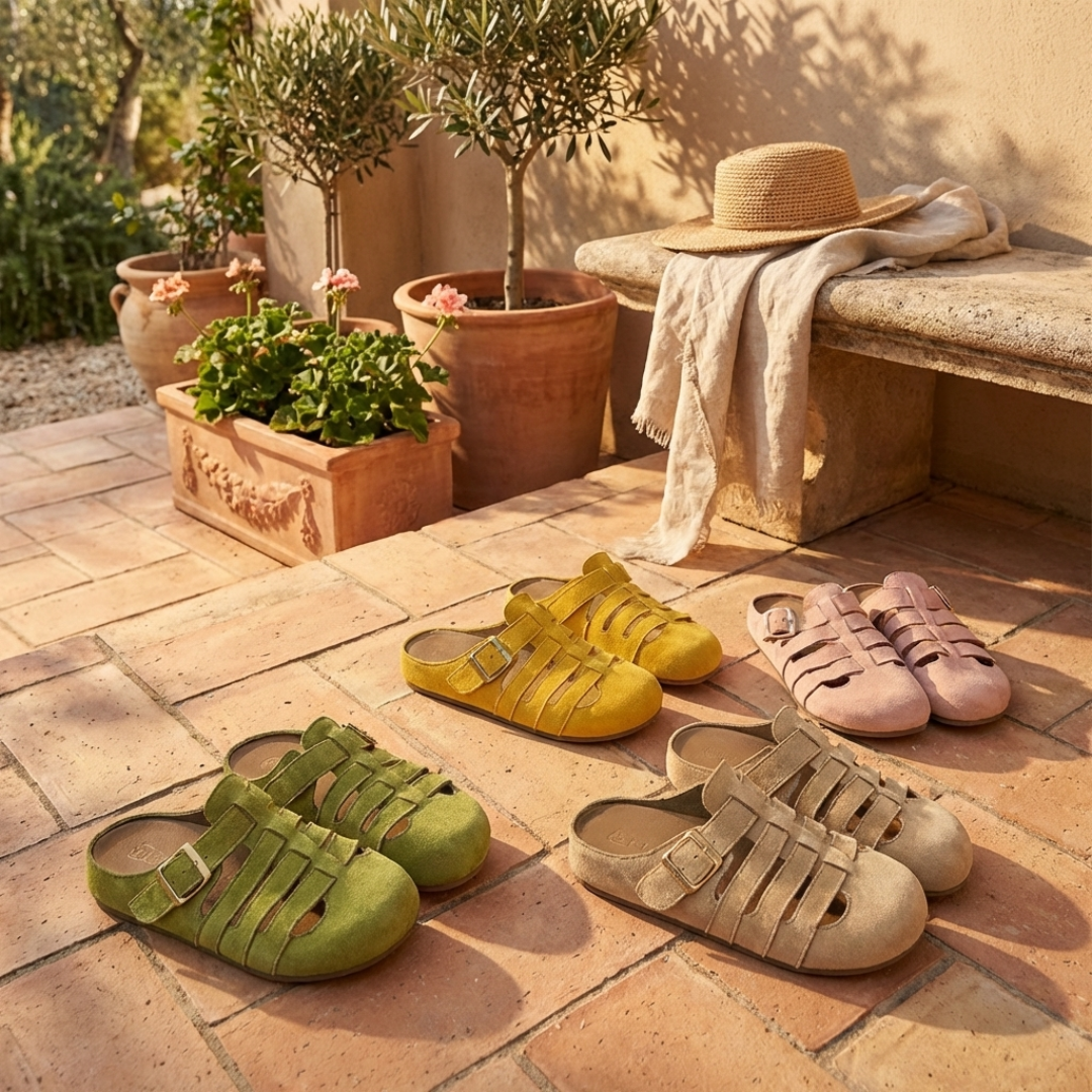 Clara | Sandalias Mules Confortables sin Cierre