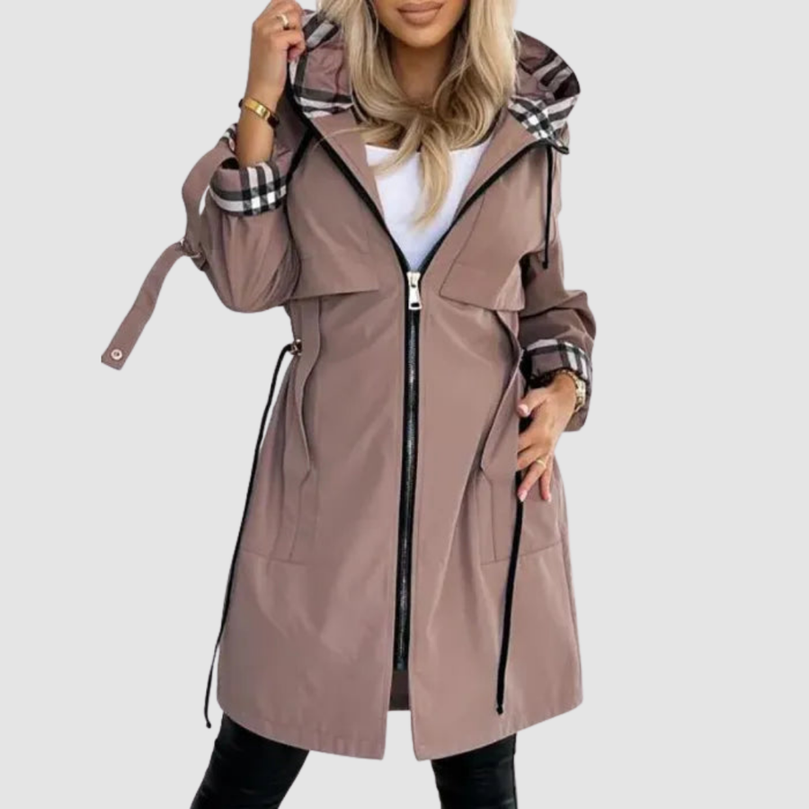 Assuntina | Abrigo impermeable con cremallera
