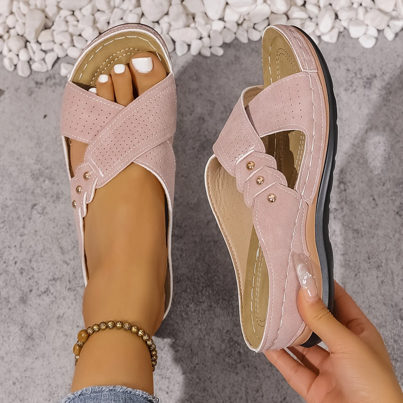 Vanesa | Sandalias ortopédicas con cuña