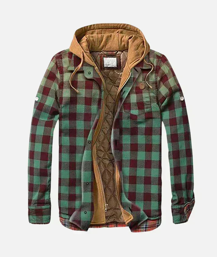 Chaqueta patchwork a cuadros
