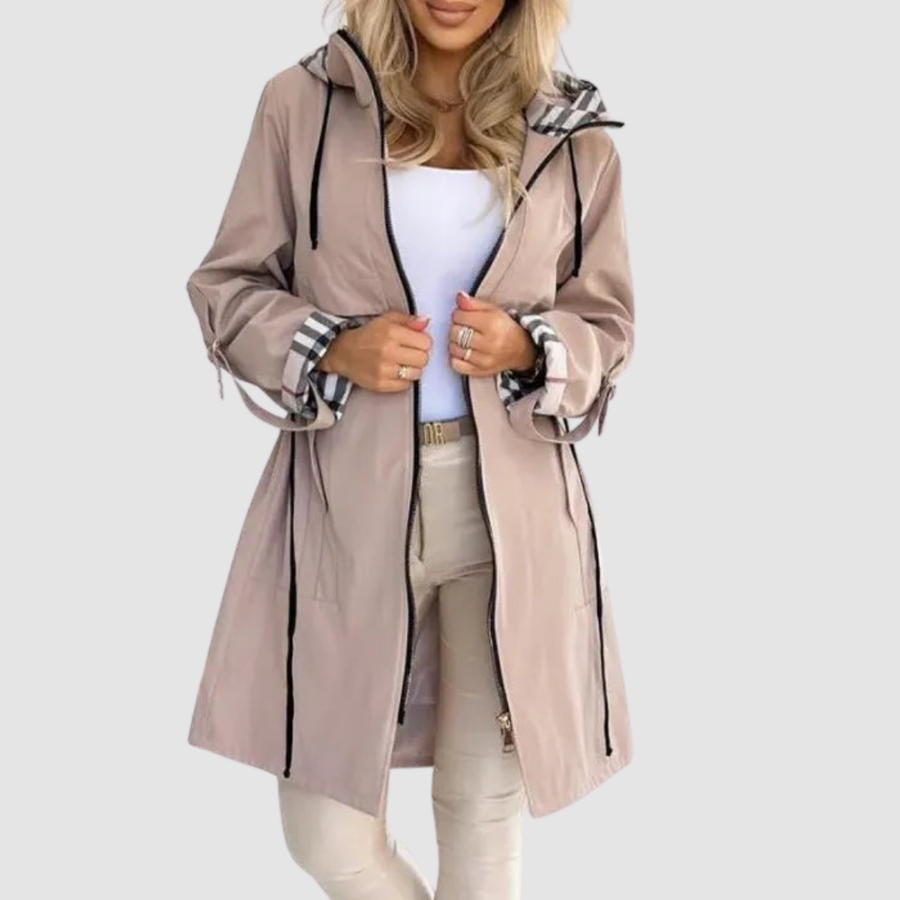 Assuntina | Abrigo impermeable con cremallera
