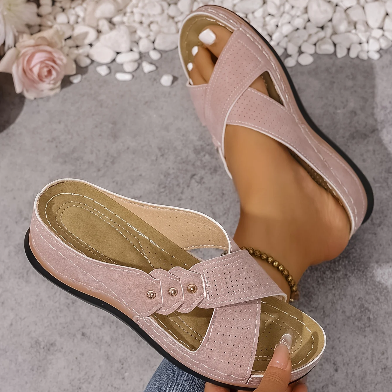 Vanesa | Sandalias ortopédicas con cuña