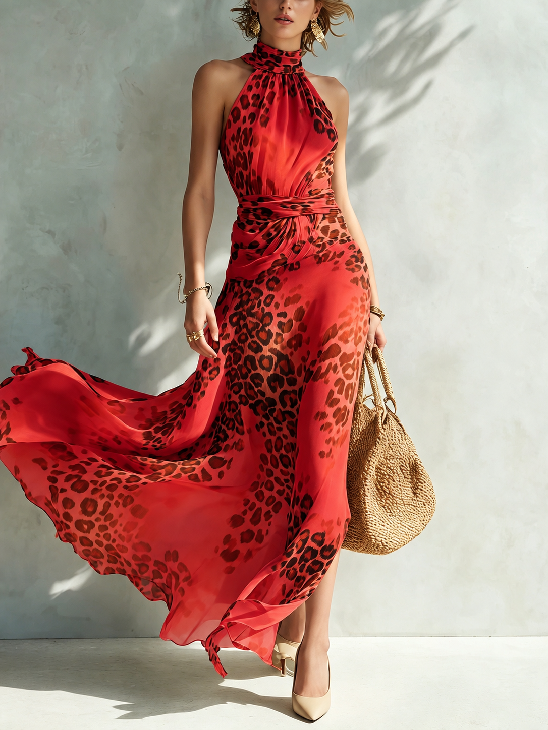 DANIELA | Vestido de Estampado Animal