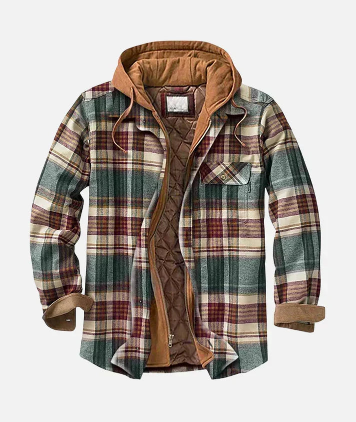 Chaqueta patchwork a cuadros