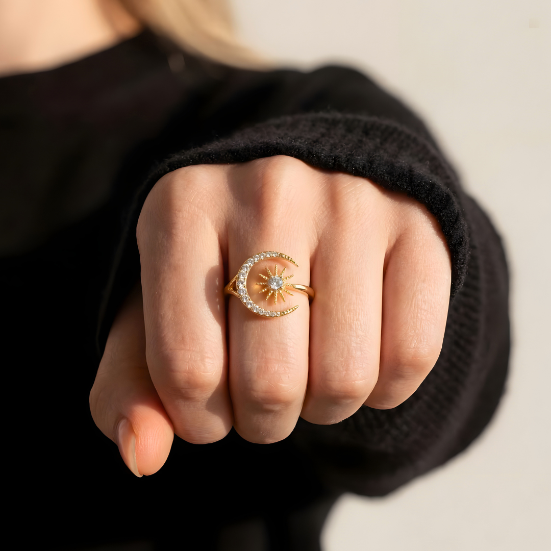 Anillo Luna Sol