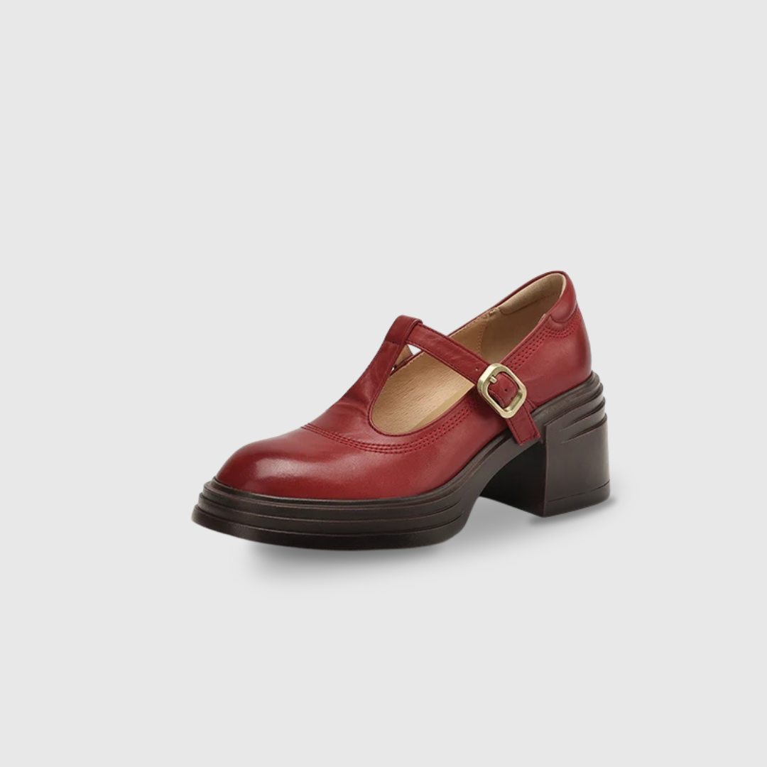 ÉLISE | ZAPATOS MARY JANE CON TACÓN BLOQUE