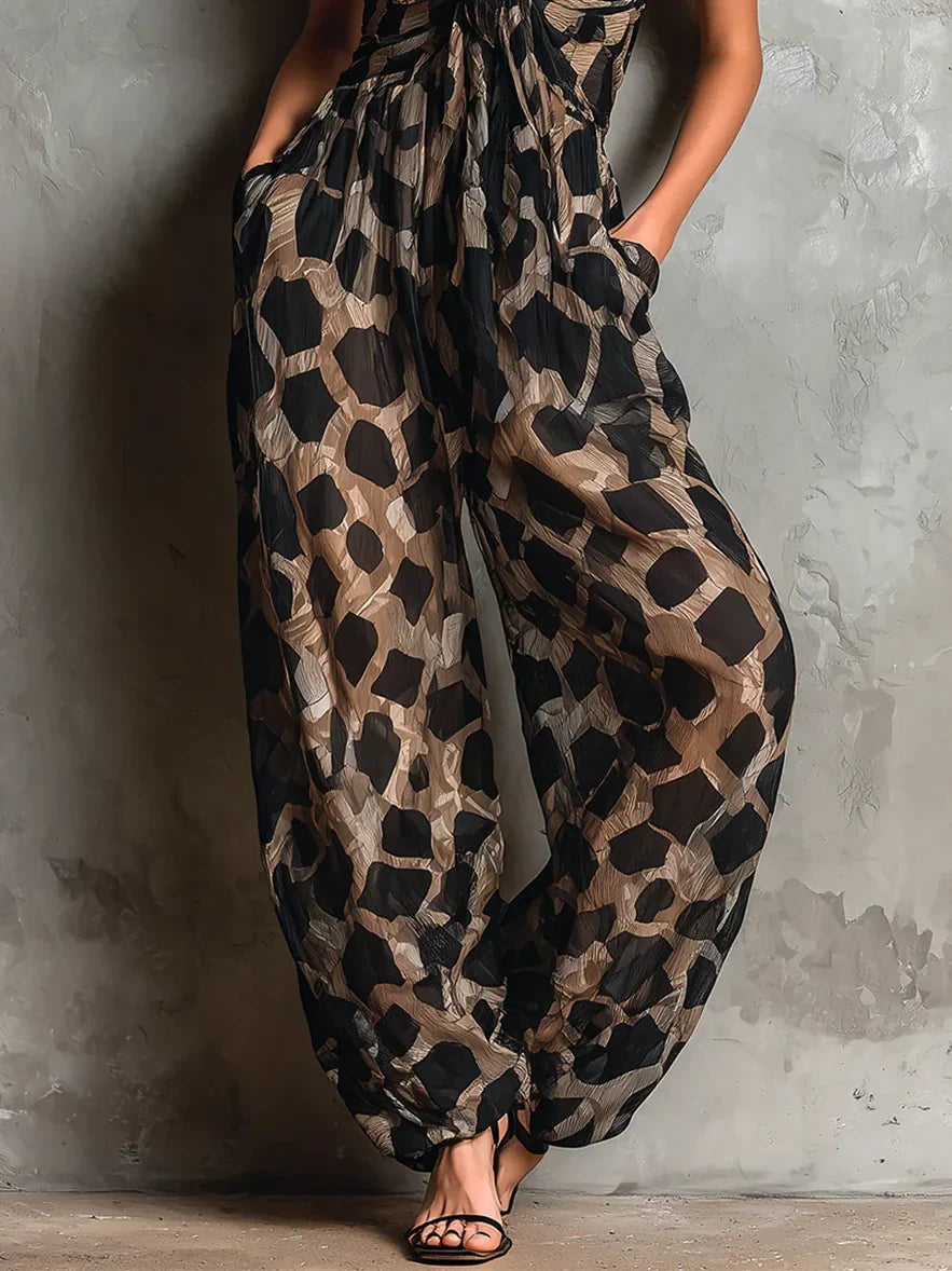 Mono Constance Estampado de Leopardo