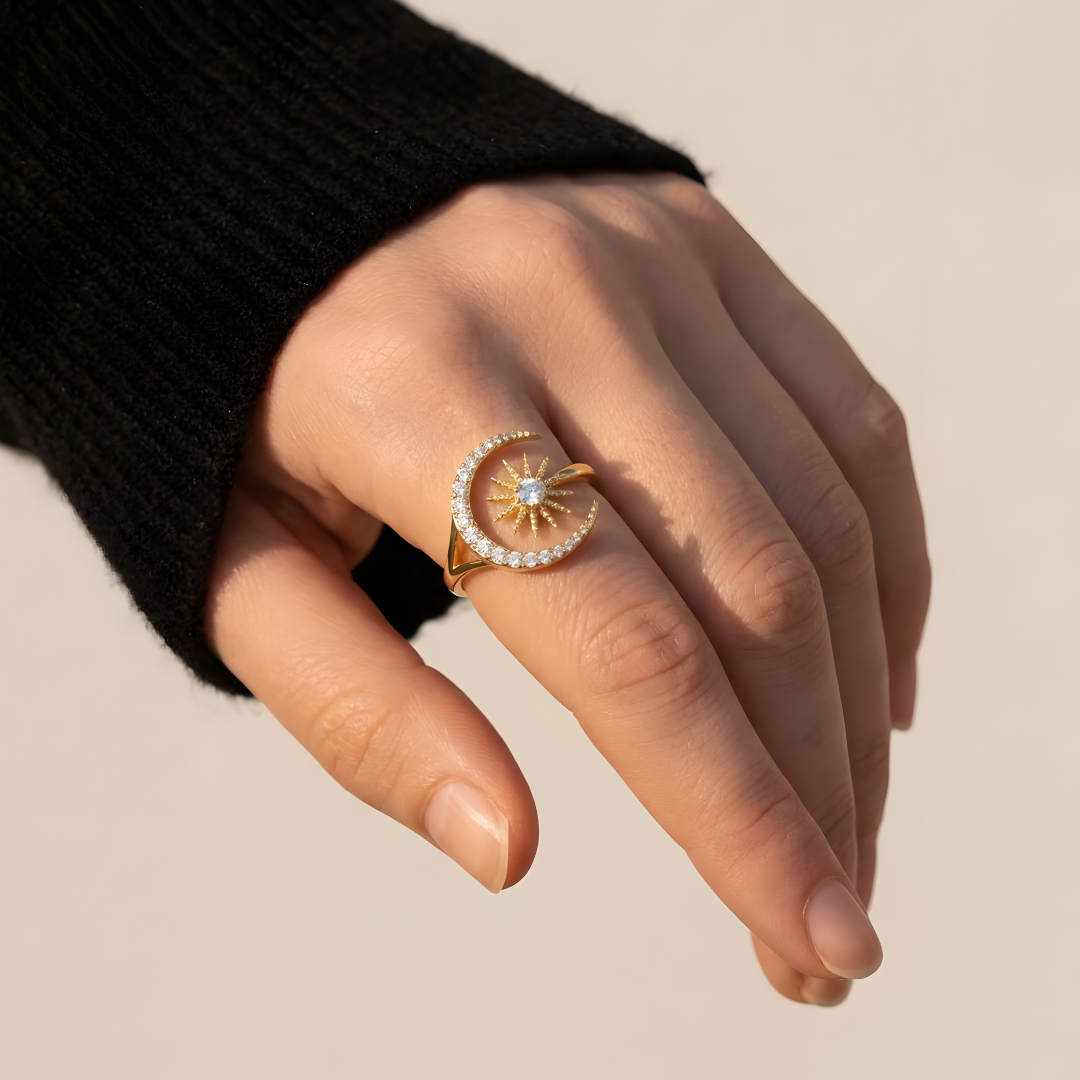 Anillo Luna Sol
