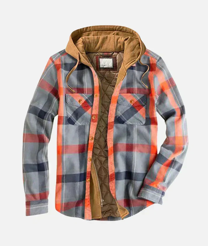 Chaqueta patchwork a cuadros