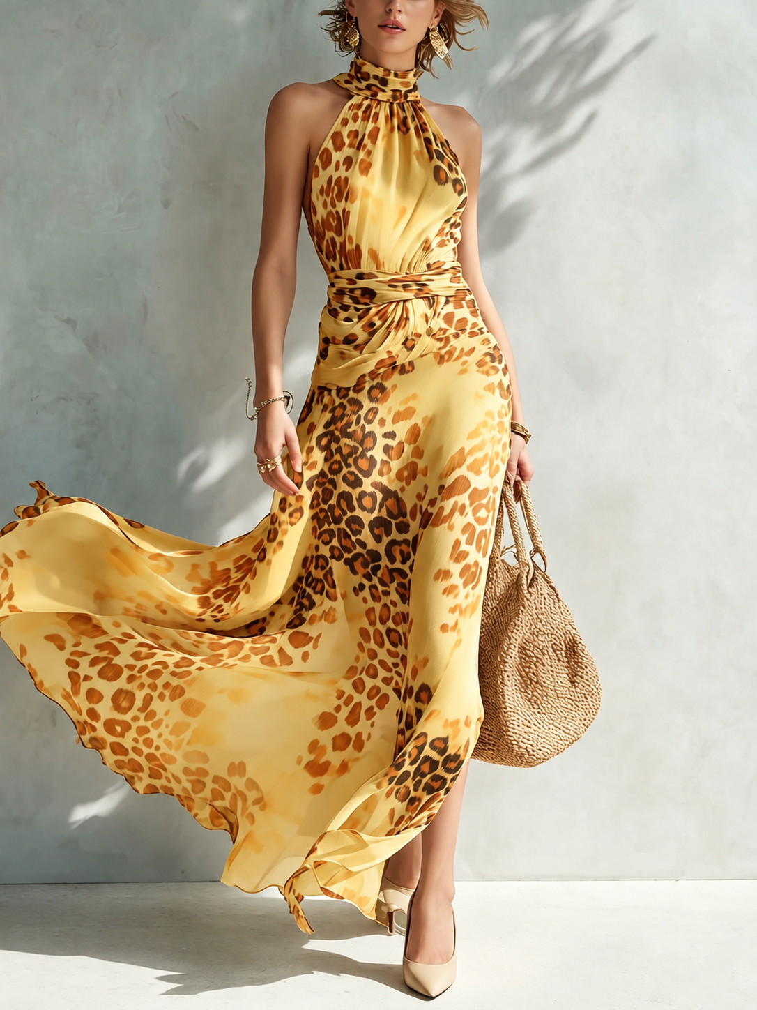 DANIELA | Vestido de Estampado Animal