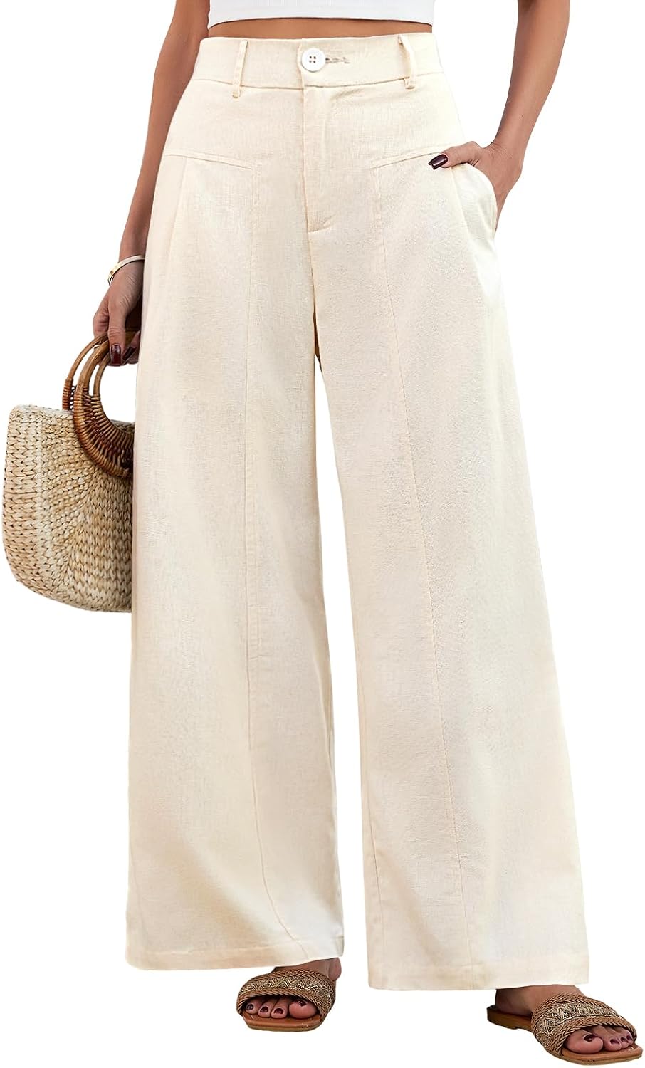 Elena | Pantalón Palazzo Fluido