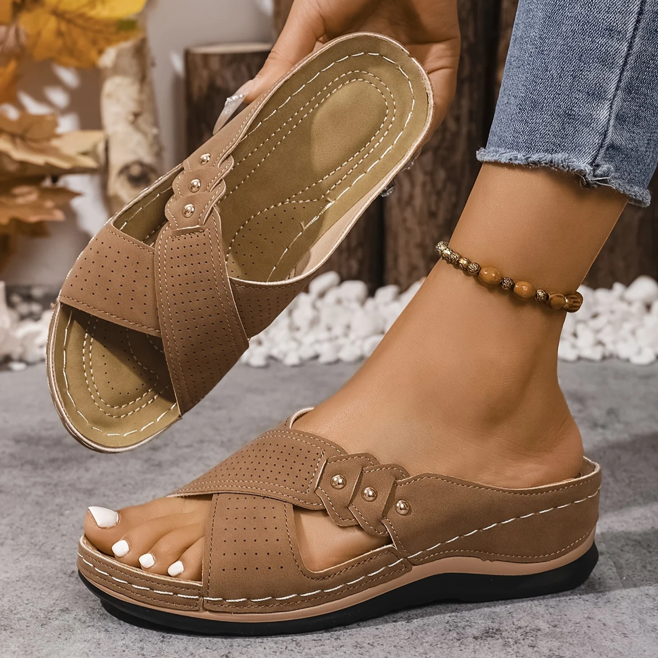Vanesa | Sandalias ortopédicas con cuña