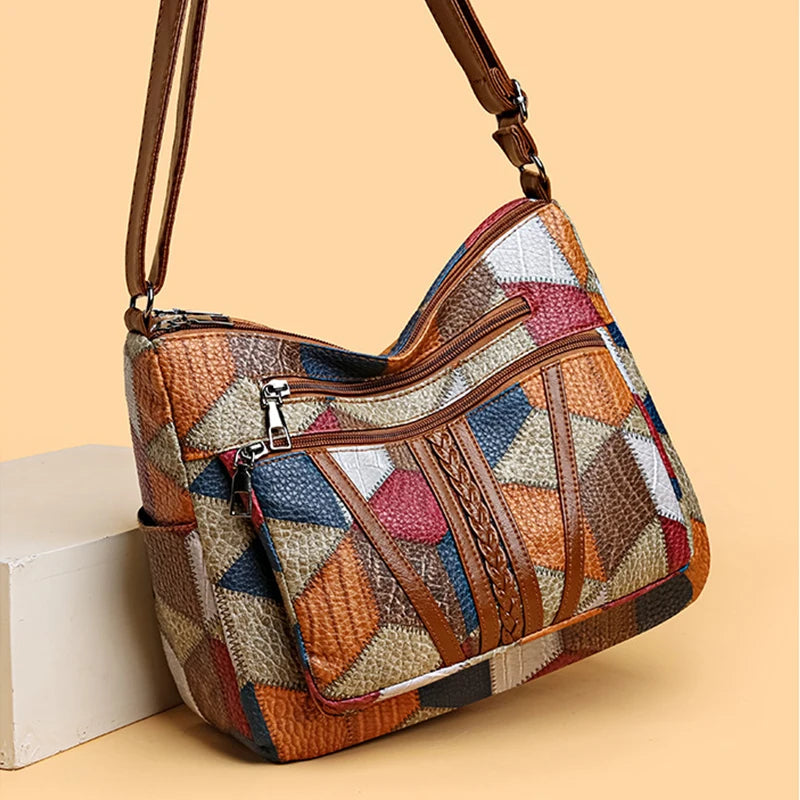 Nella | Bolso Bandolera de Patchwork