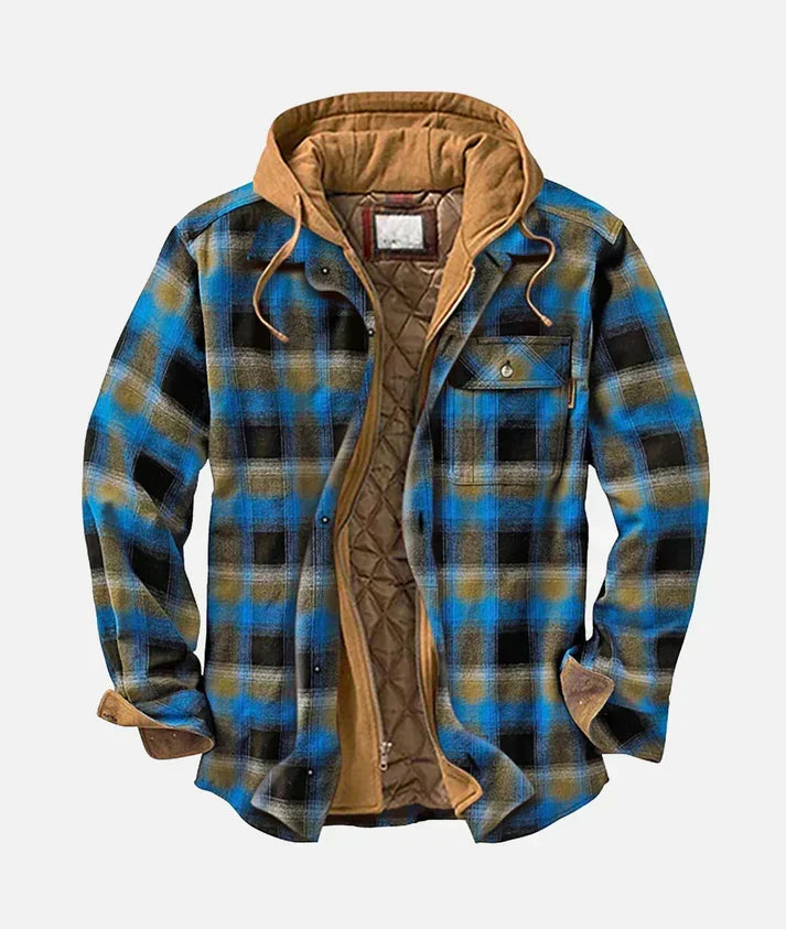 Chaqueta patchwork a cuadros