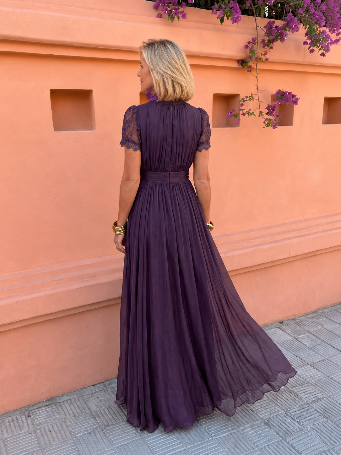 KALINA | Vestido Largo Elegante de Gasa