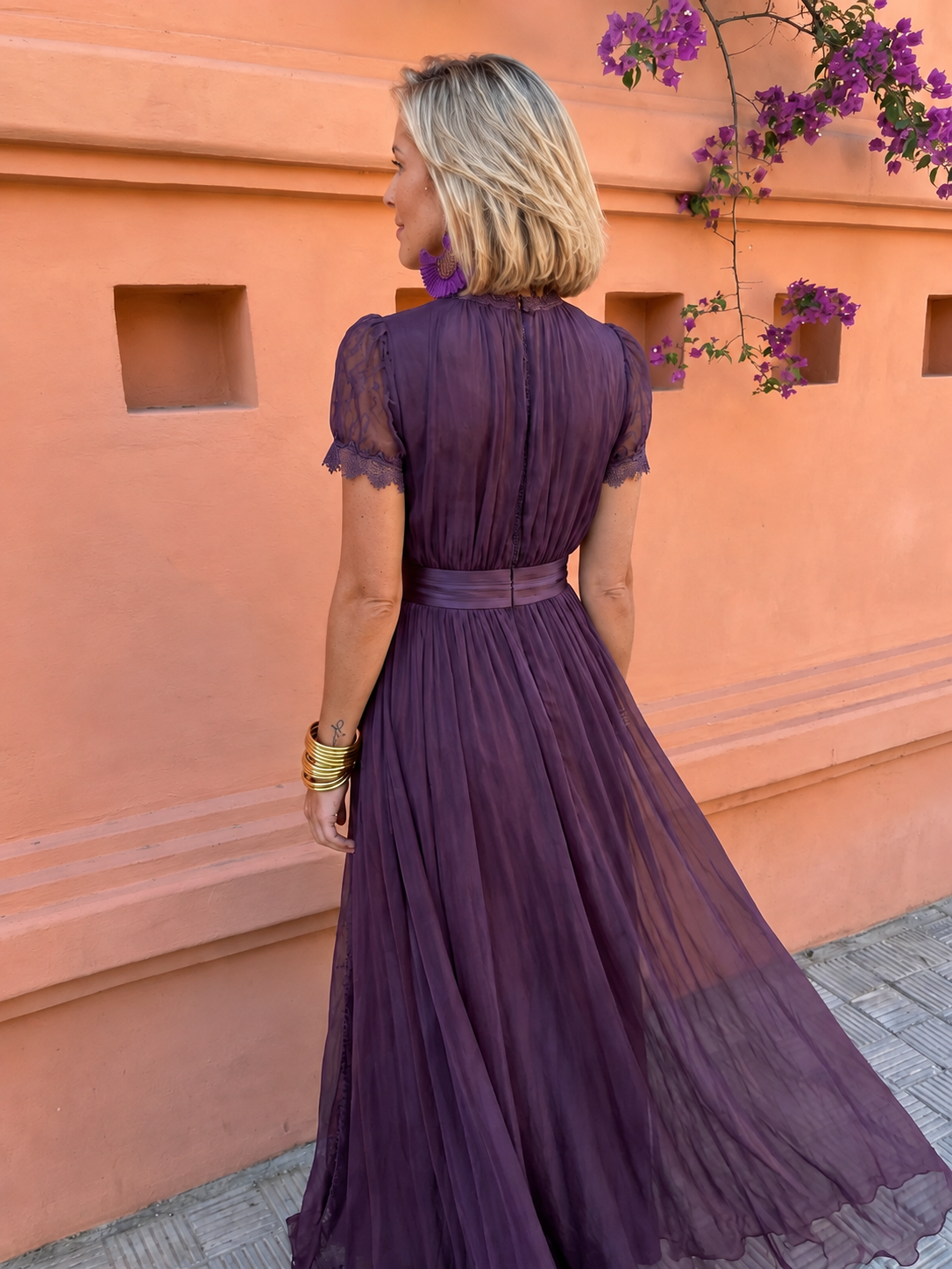 KALINA | Vestido Largo Elegante de Gasa