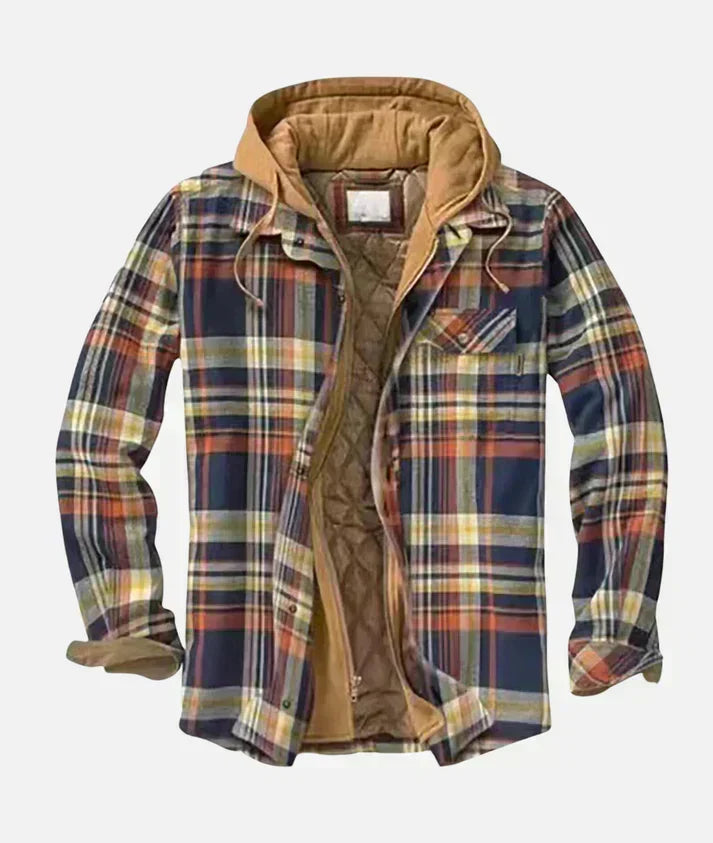 Chaqueta patchwork a cuadros