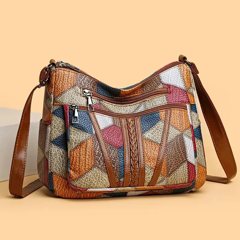 Nella | Bolso Bandolera de Patchwork