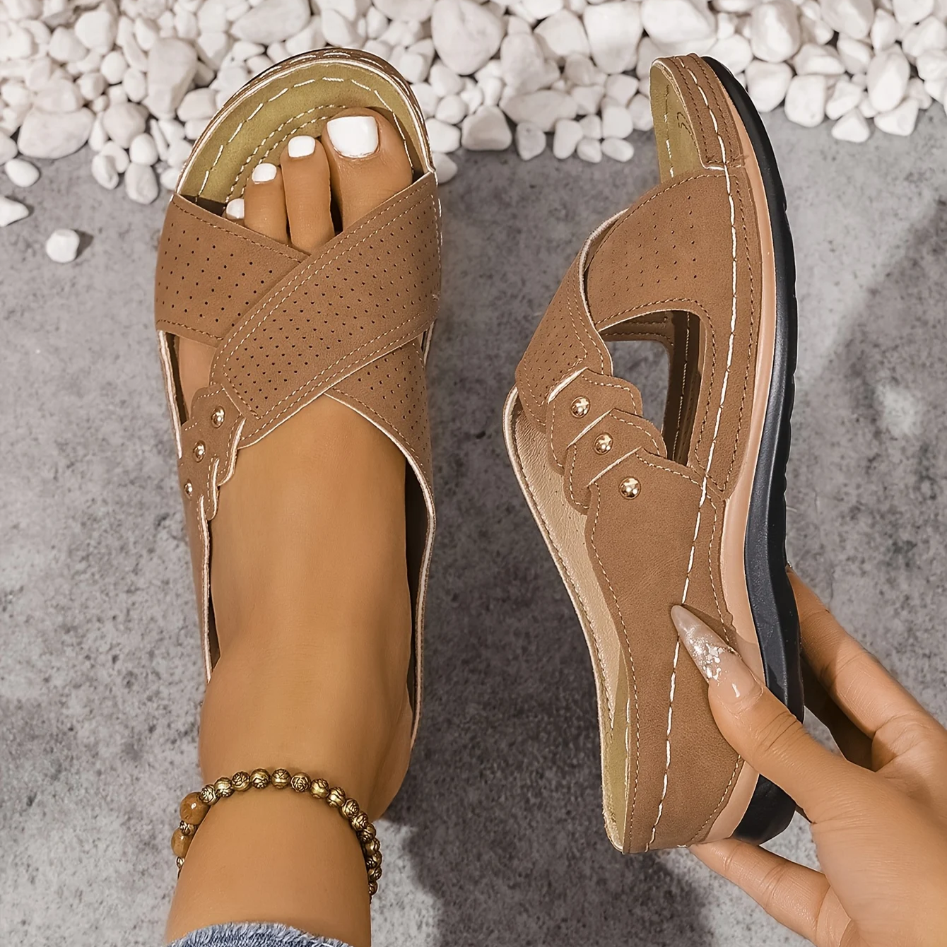 Vanesa | Sandalias ortopédicas con cuña