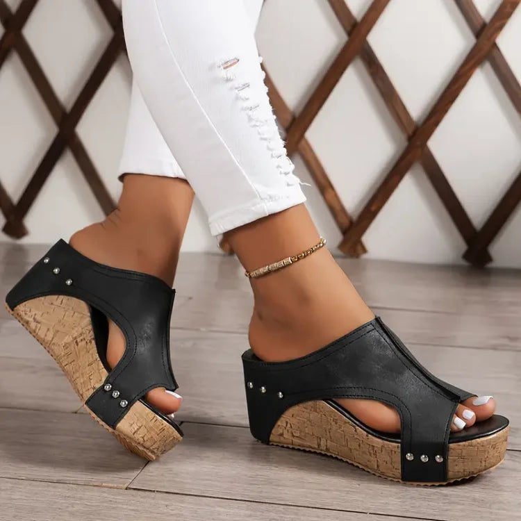 Melissa |  Sandalias de cuña cómoda