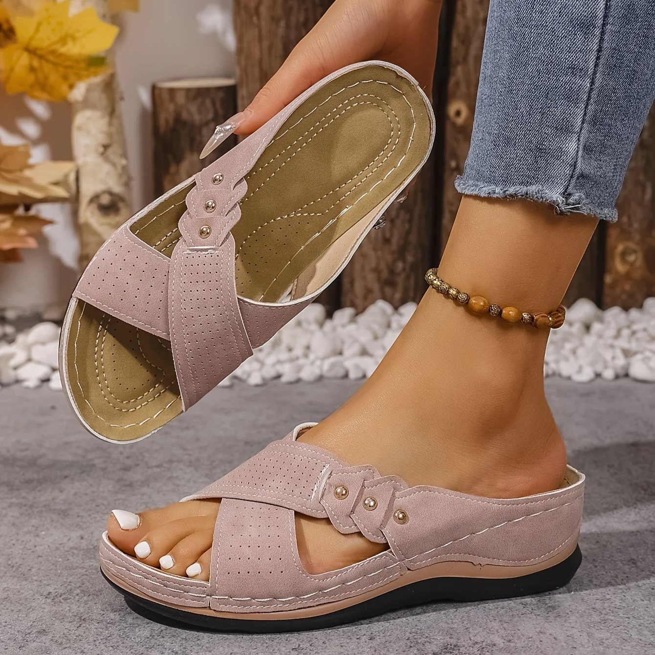 Vanesa | Sandalias ortopédicas con cuña
