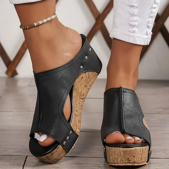 Melissa |  Sandalias de cuña cómoda