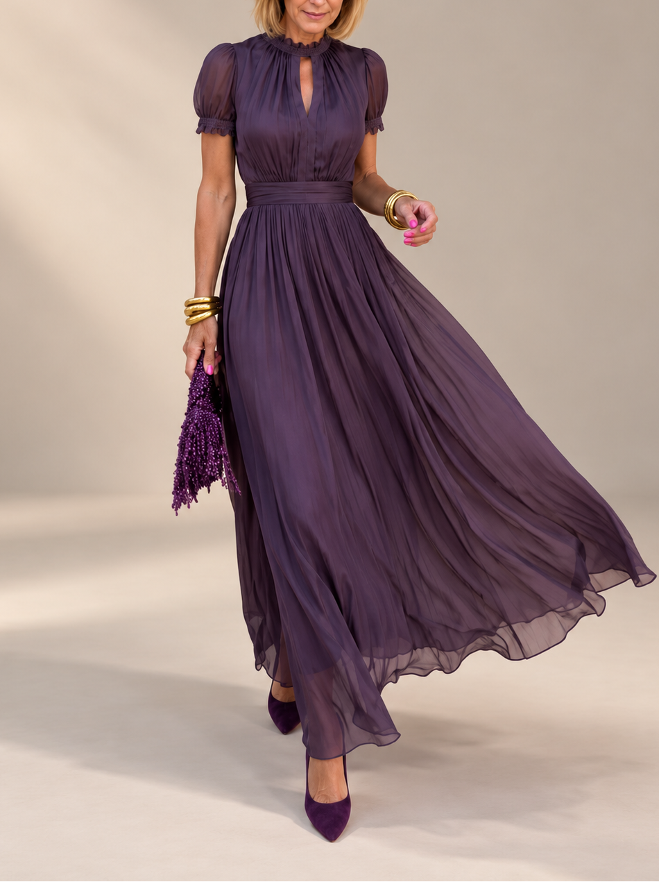 KALINA | Vestido Largo Elegante de Gasa