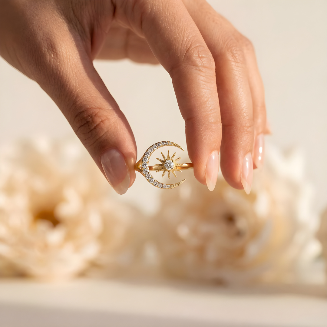 Anillo Luna Sol