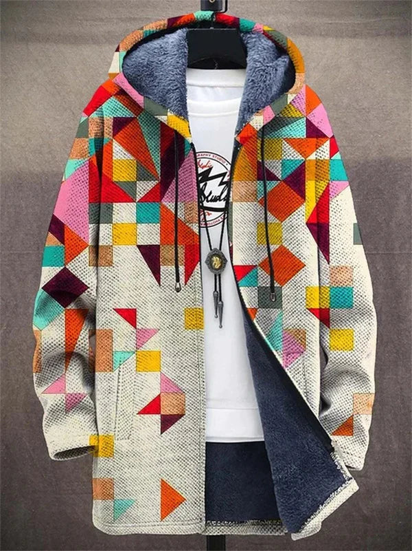 VIVIENNE | Cárdigan con Capucha Artístico