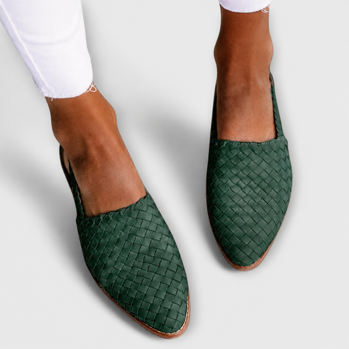 Simone | Mocasines Trenzados con Talón Trasero