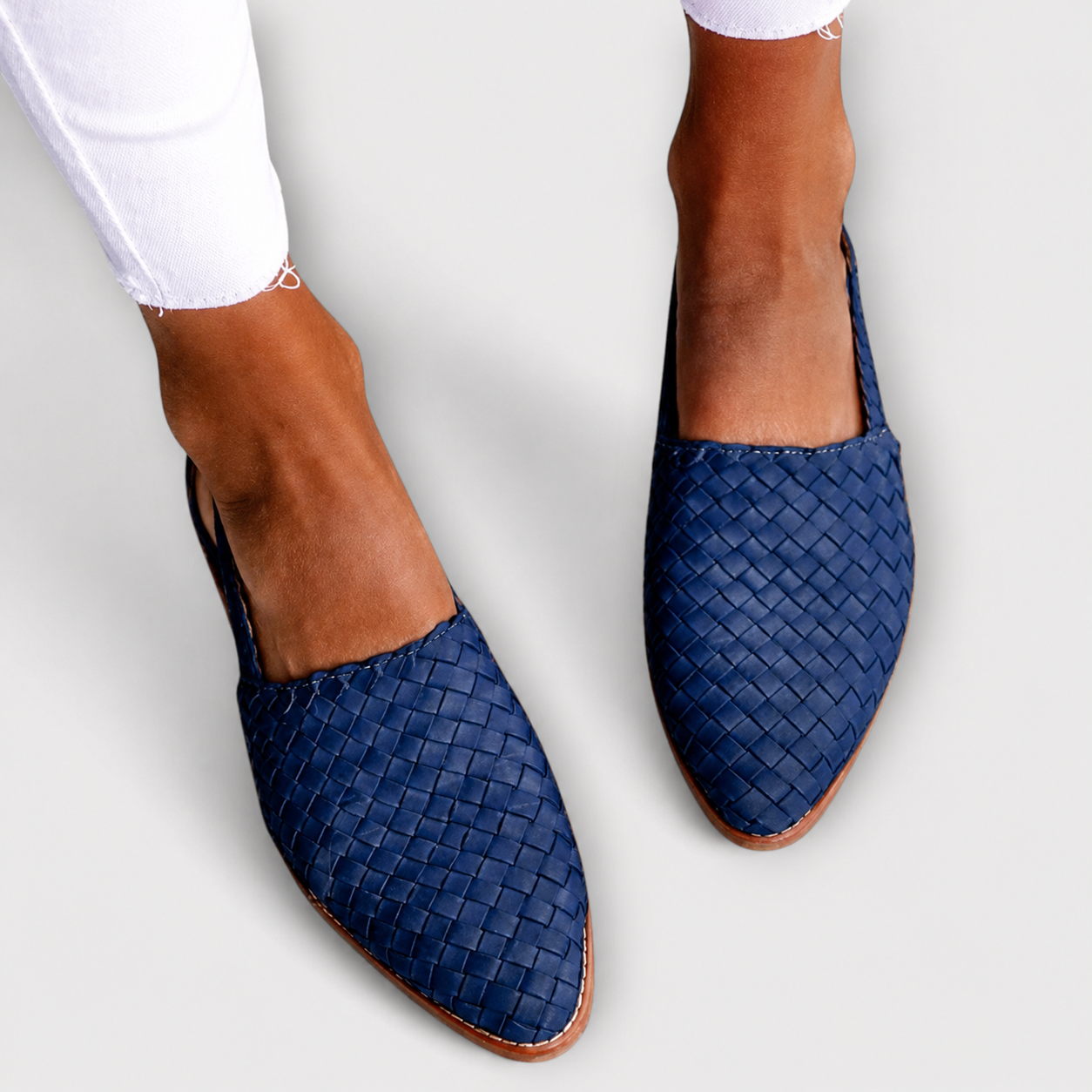 Simone | Mocasines Trenzados con Talón Trasero