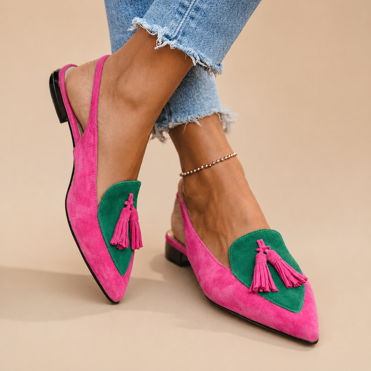 LORINA | Sandalias de talón abierto con borlas
