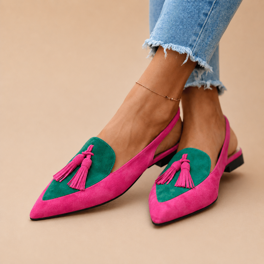 LORINA | Sandalias de talón abierto con borlas