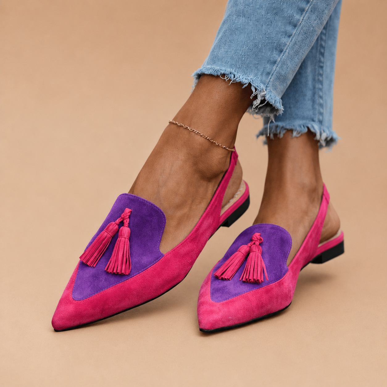 LORINA | Sandalias de talón abierto con borlas