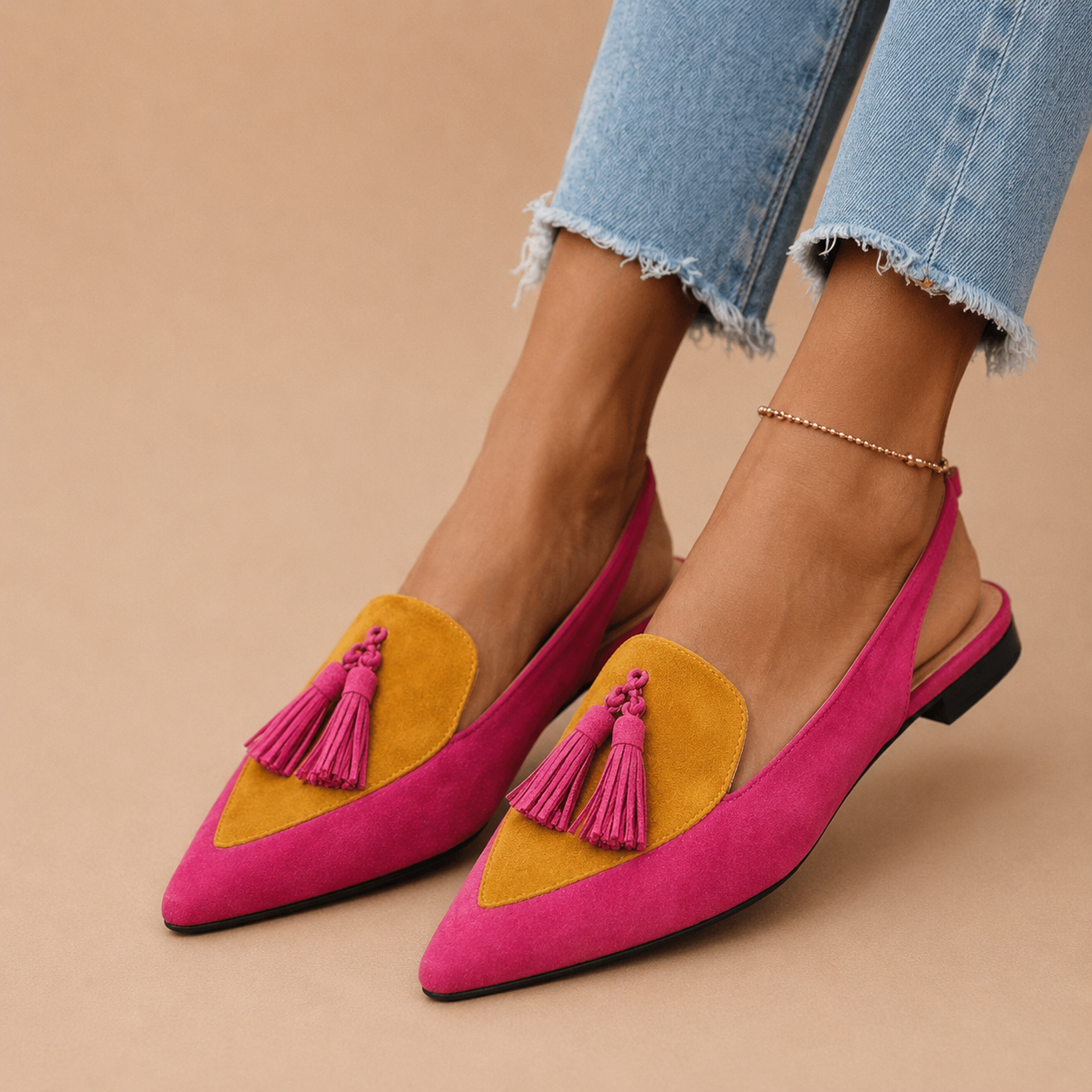 LORINA | Sandalias de talón abierto con borlas
