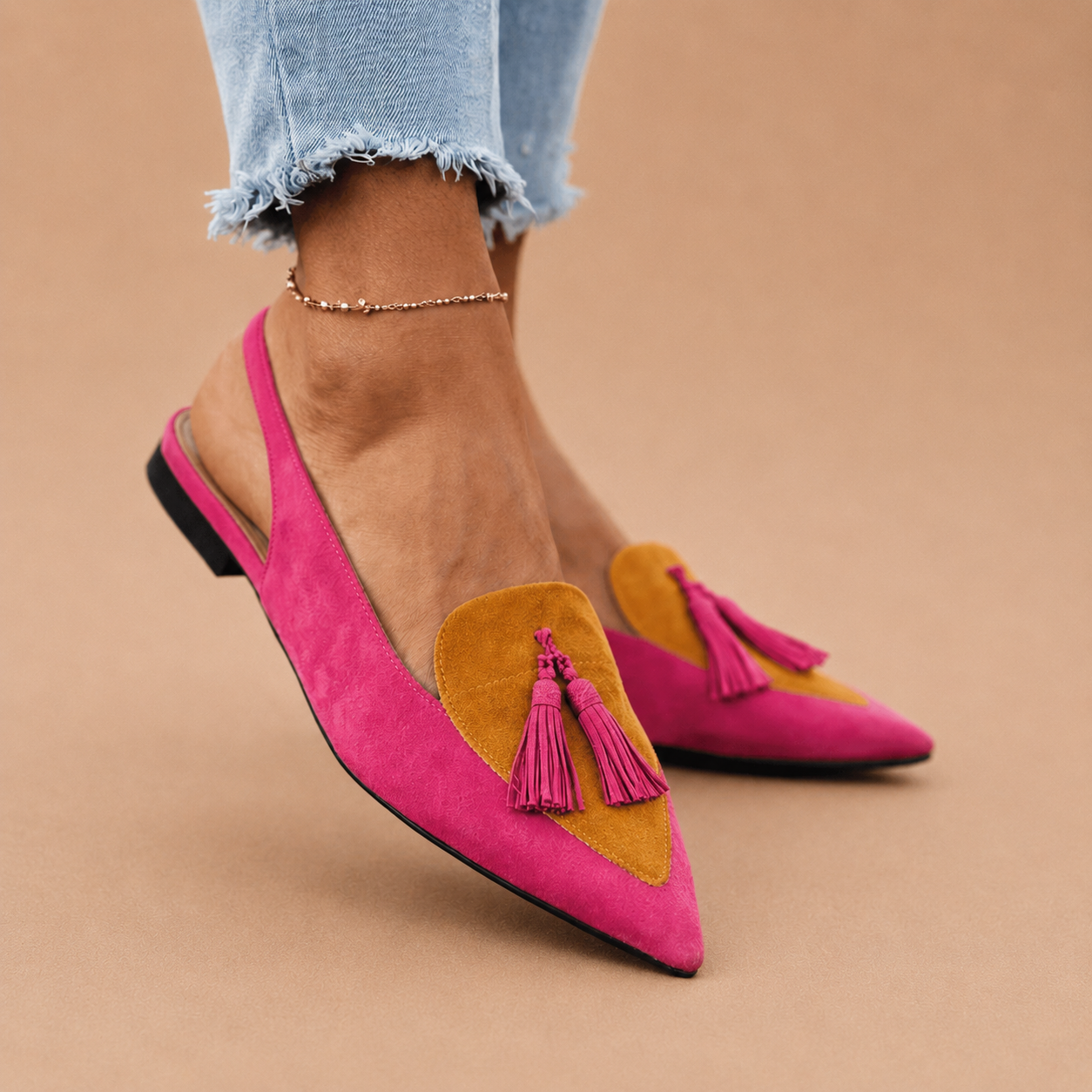 LORINA | Sandalias de talón abierto con borlas