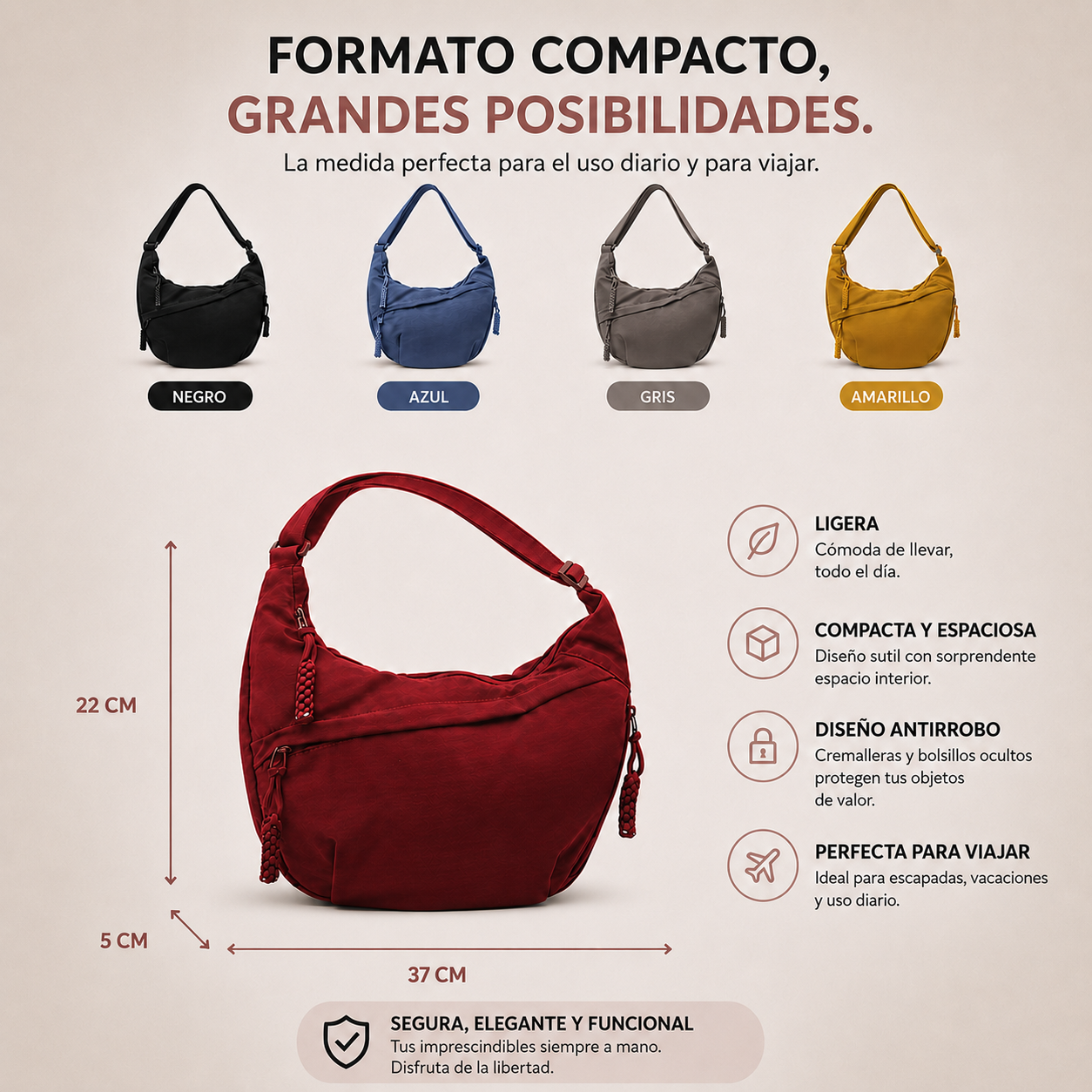 Luna | Bolso de Hombro