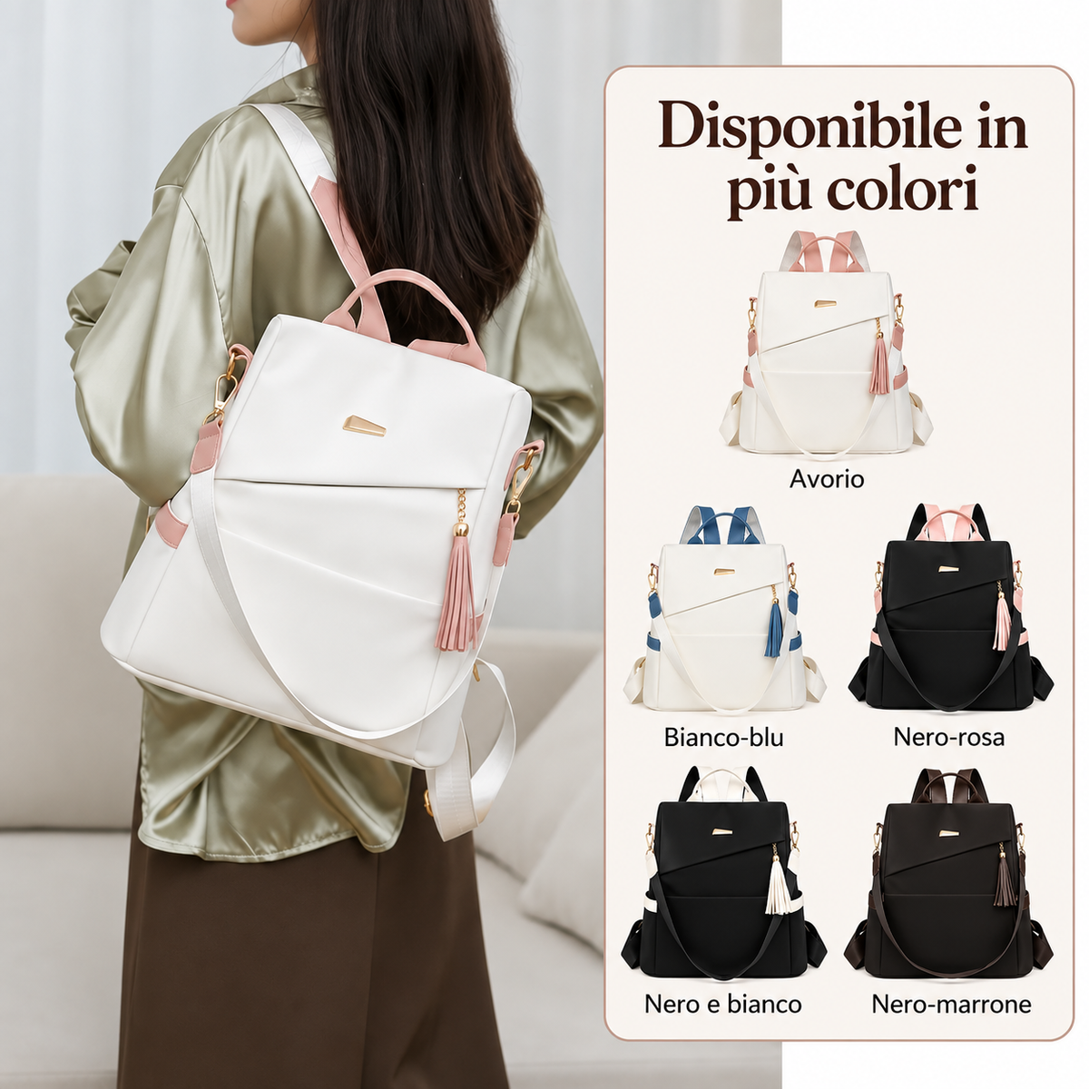 AMBROGIA | Mochila Antirrobo Ligera