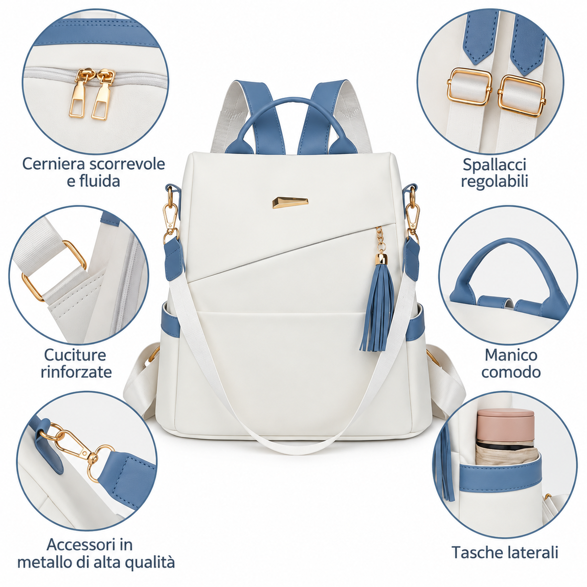 AMBROGIA | Mochila Antirrobo Ligera