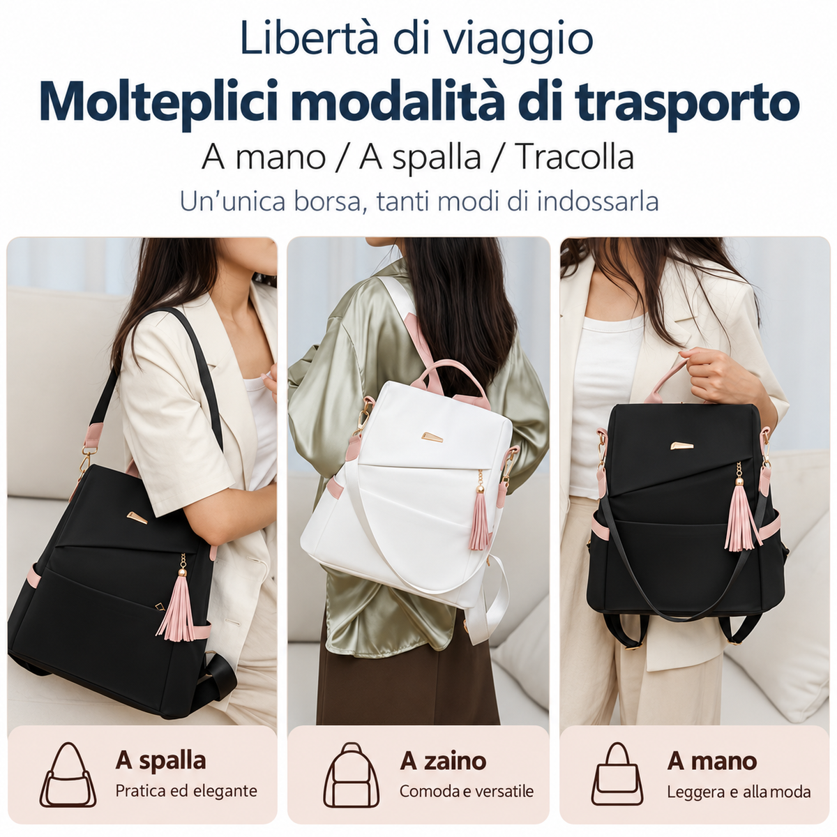 AMBROGIA | Mochila Antirrobo Ligera
