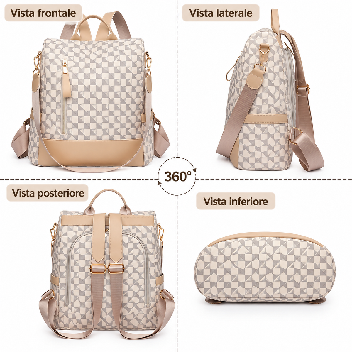 EUFEMIA | Mochila Antirrobo Convertible