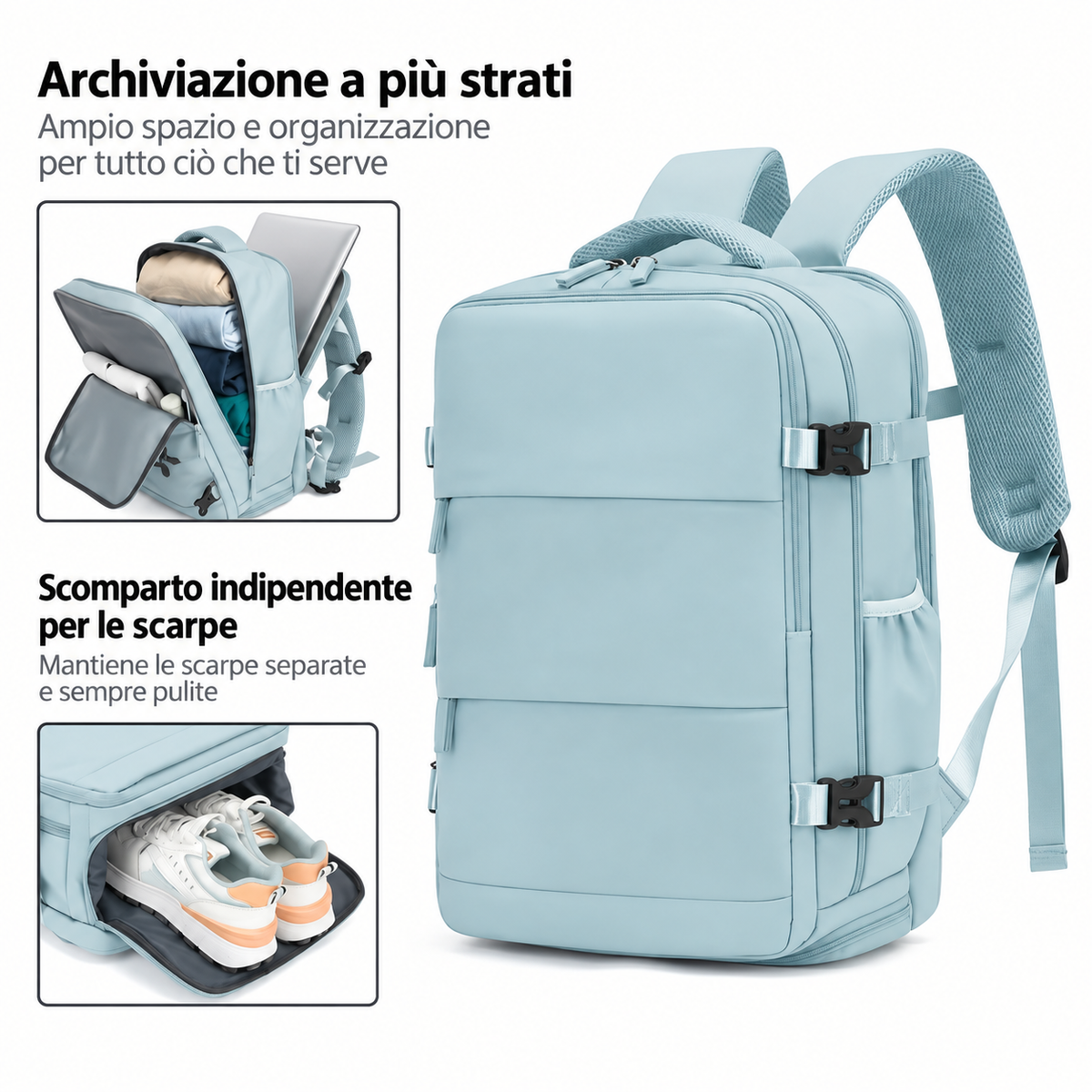 TARSILLA | Mochila de Viaje 40 Litros