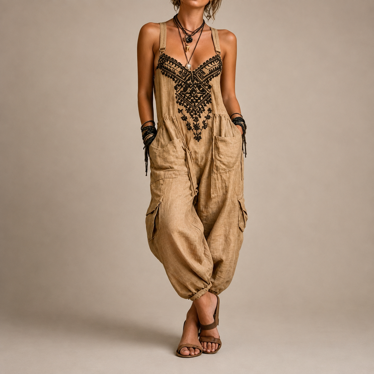Astrid – Mono bohemio bordado