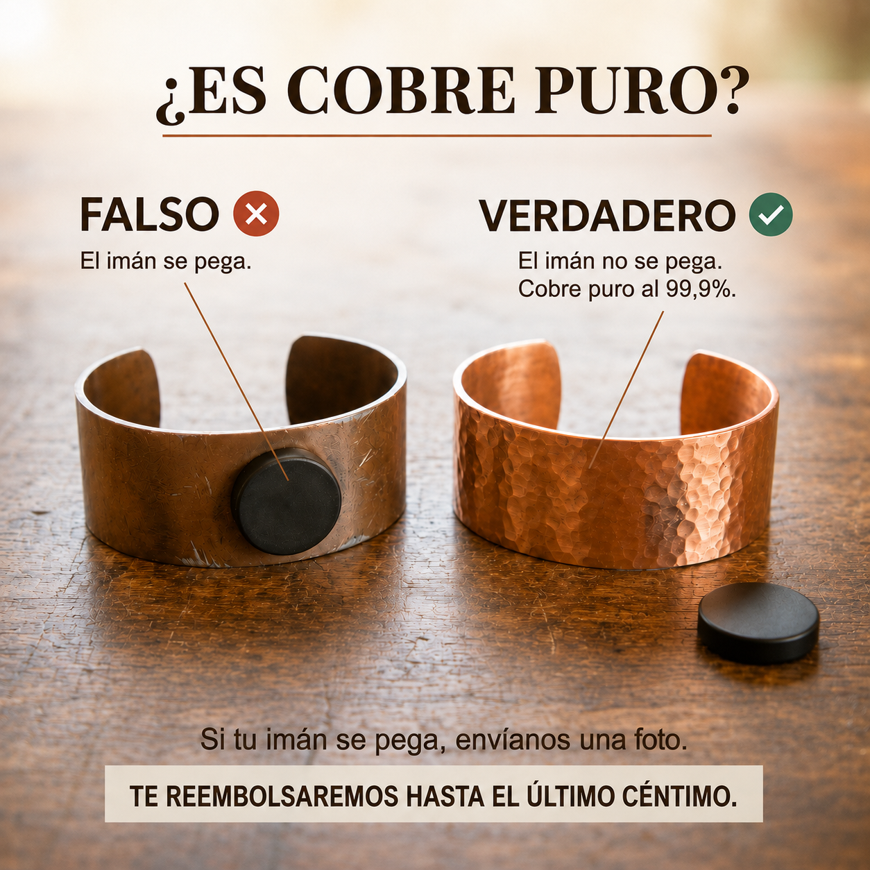 Pulsera de Cobre de Sánchez Madrid - Raíces
