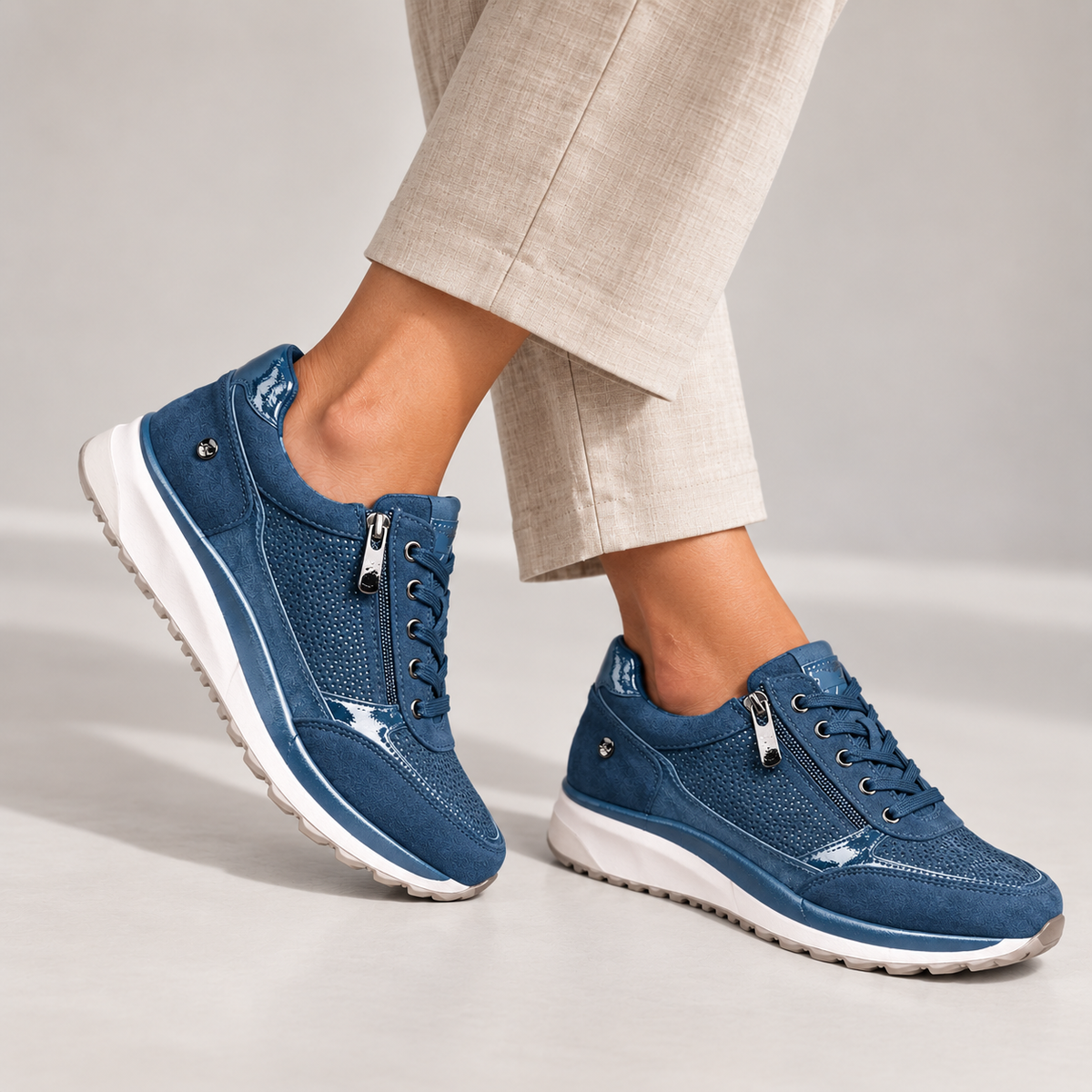 Ainhoa | Zapatos Cómodos con Cremallera