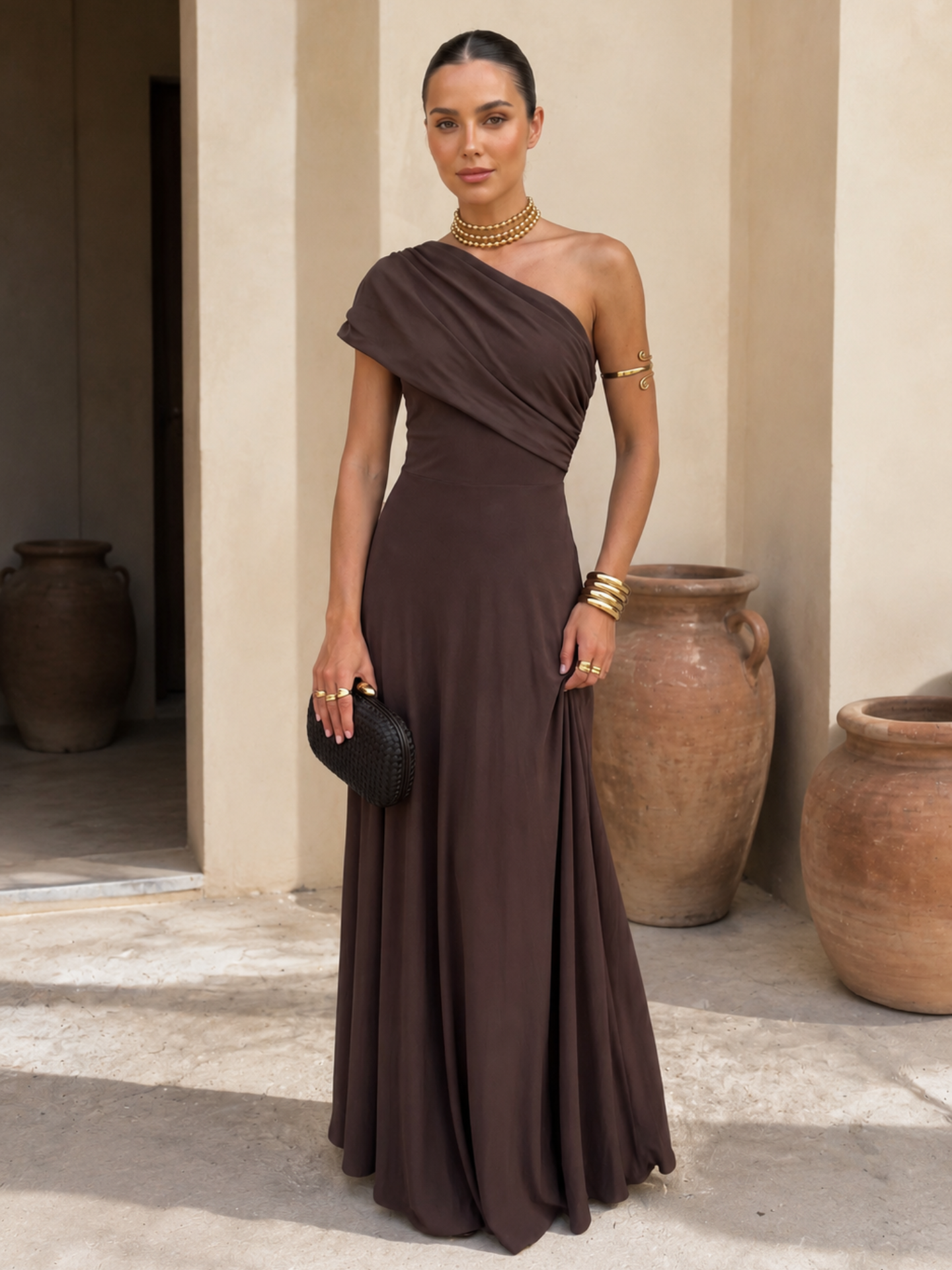 Vestido Toledo en color marrón