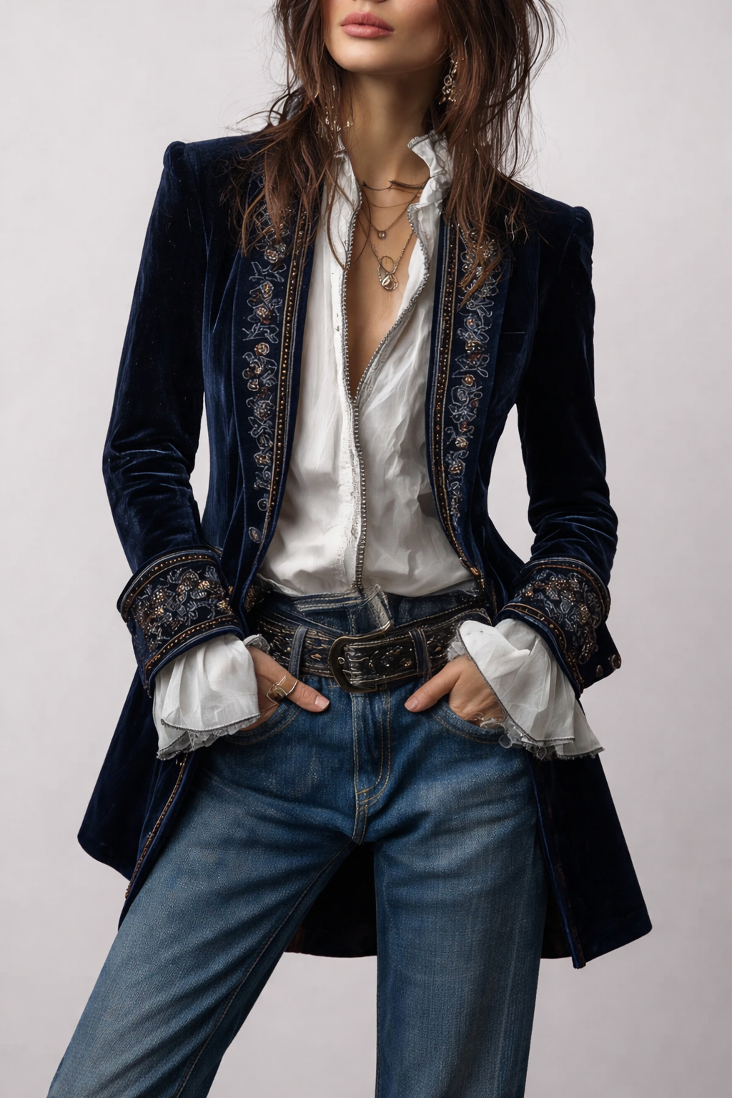 Erica | Chaqueta Vintage Larga